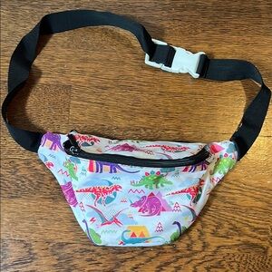 Dinosaur Print Fanny Pack (Blacklight!)